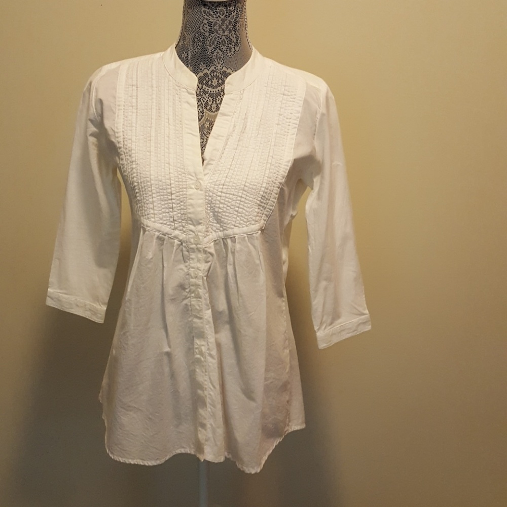 White cotton blouse